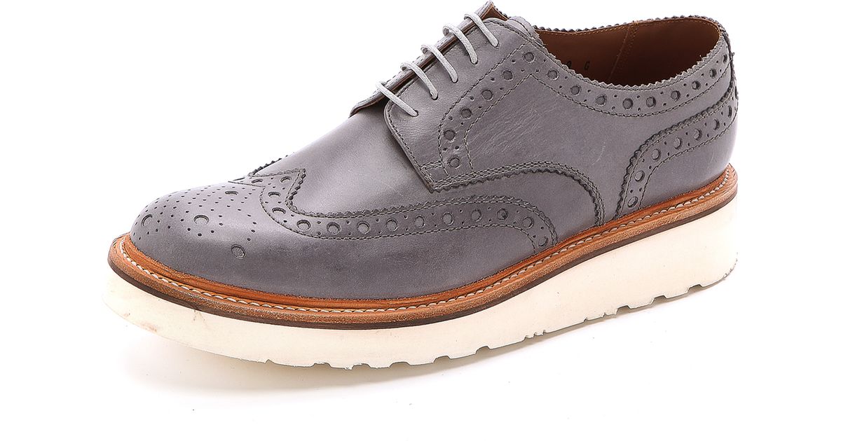 Archie Wingtips with Wedge Sole 