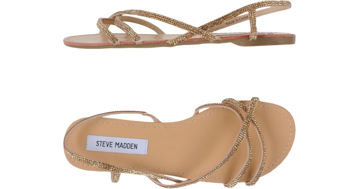 steve madden gold chain sandals steve madden sandals in gold lyst steve madden gold chain sandals steve madden sandals in gold lyst