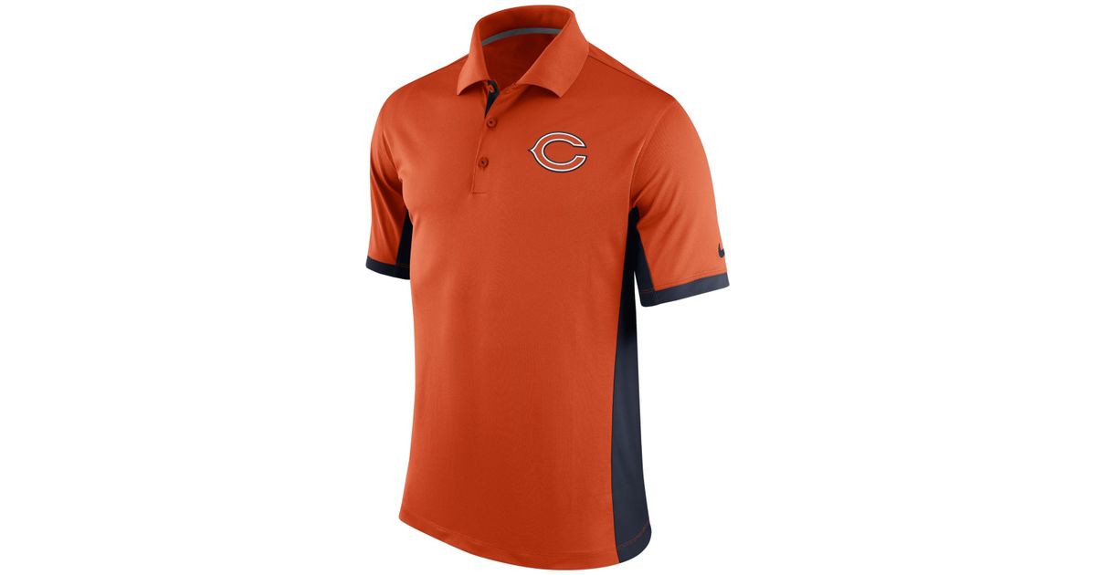 Lyst - Nike Men's Chicago Bears Team Issue Polo in Orange for Men