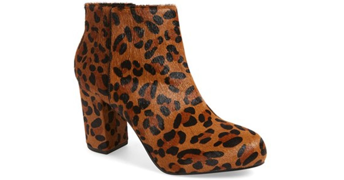 topshop animal print boots