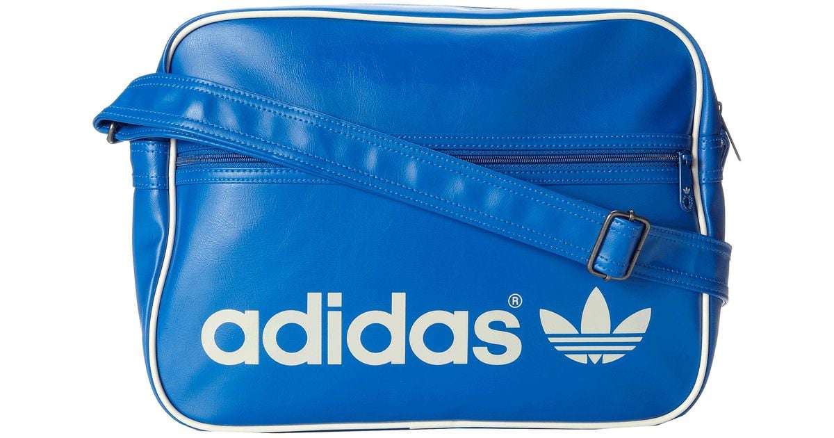 adidas shoulder bag blue