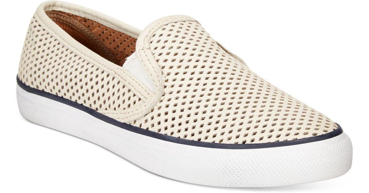sperry seaside slip on sneaker