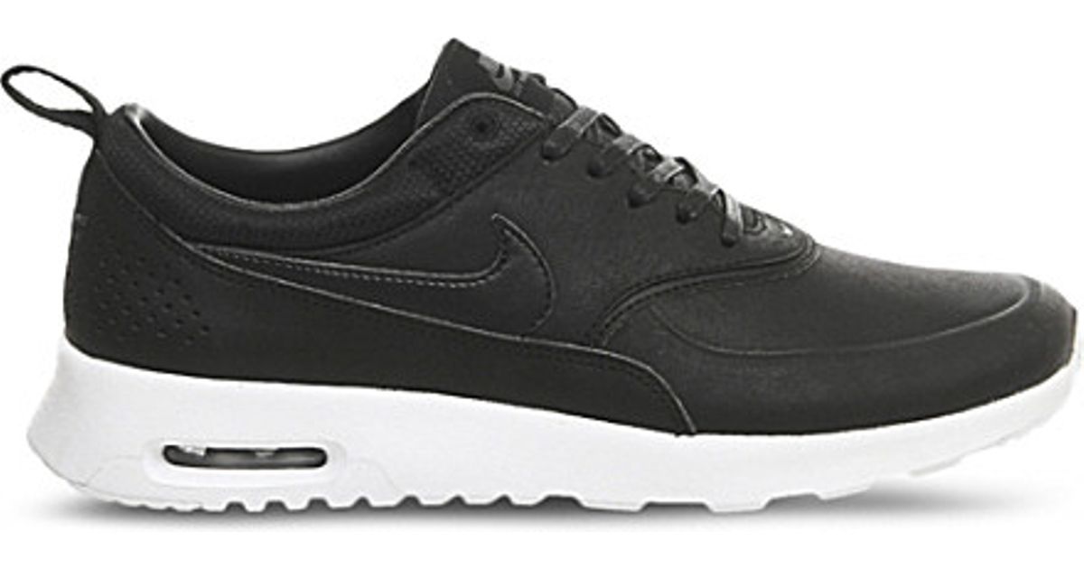 air max thea black leather