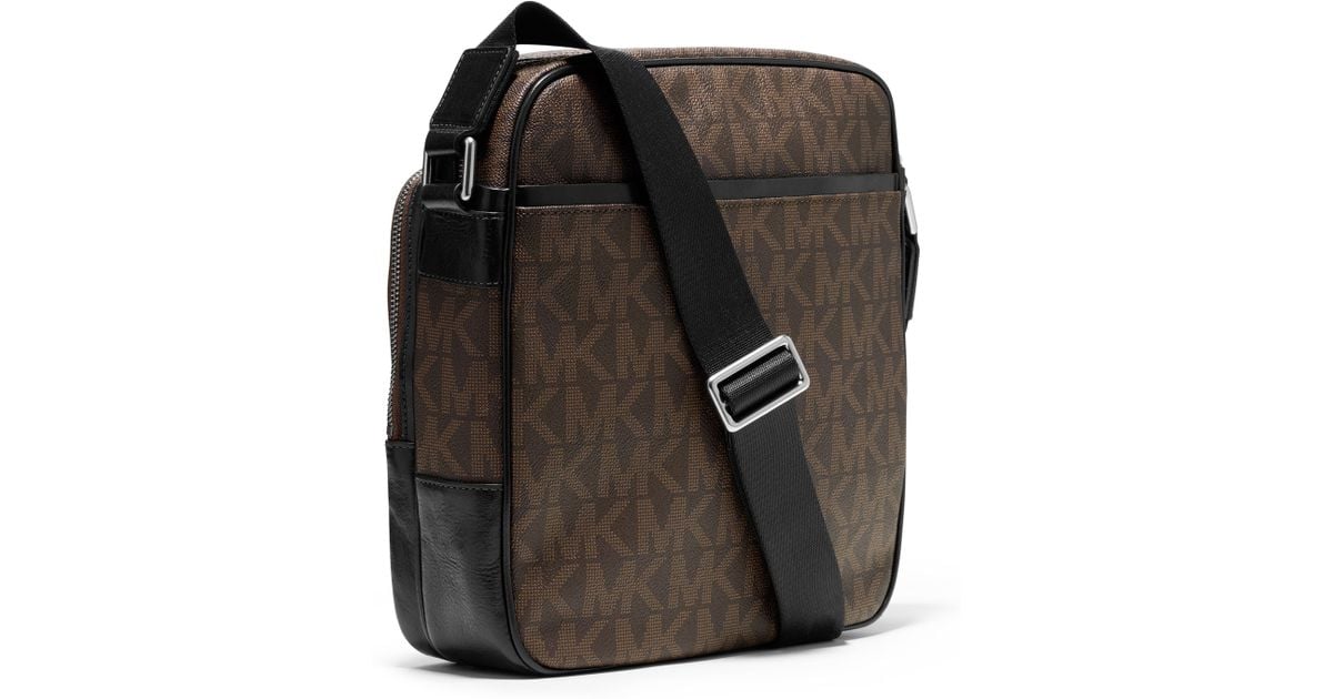 Michael Kors Brown Mens Large Jet Set Flight Bag For Men Michael Kors Brown Mens Large Jet Set Flight Bag For Men