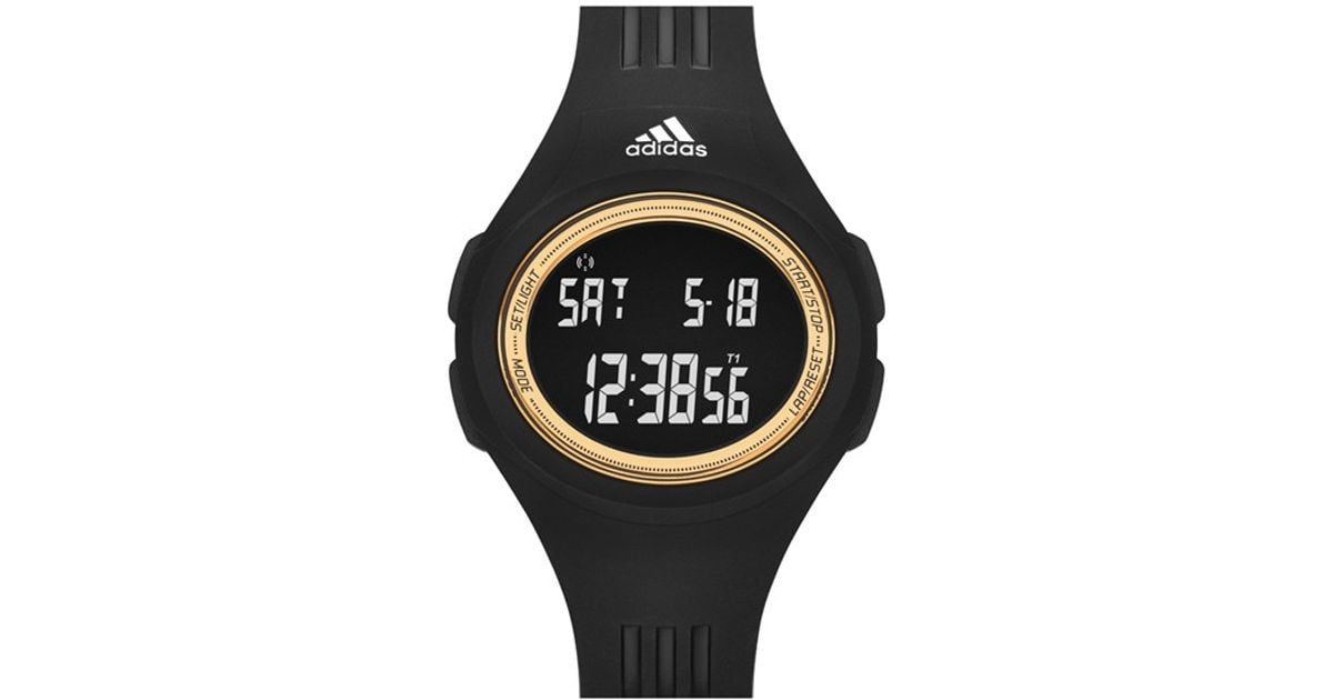 black and gold adidas watch