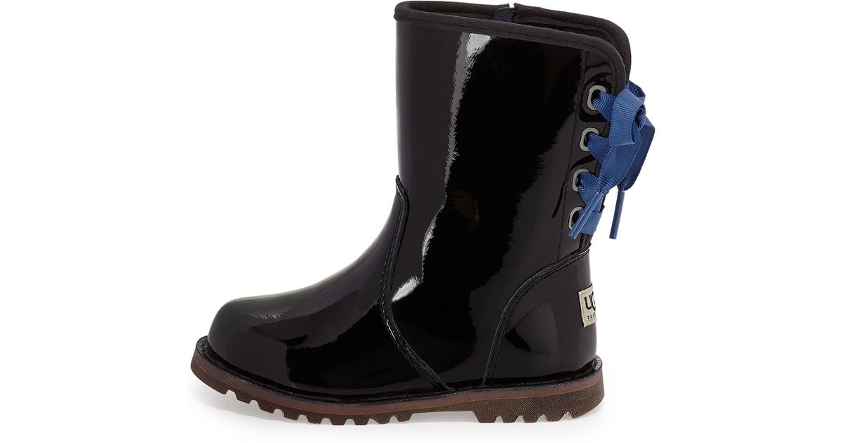 black patent leather uggs