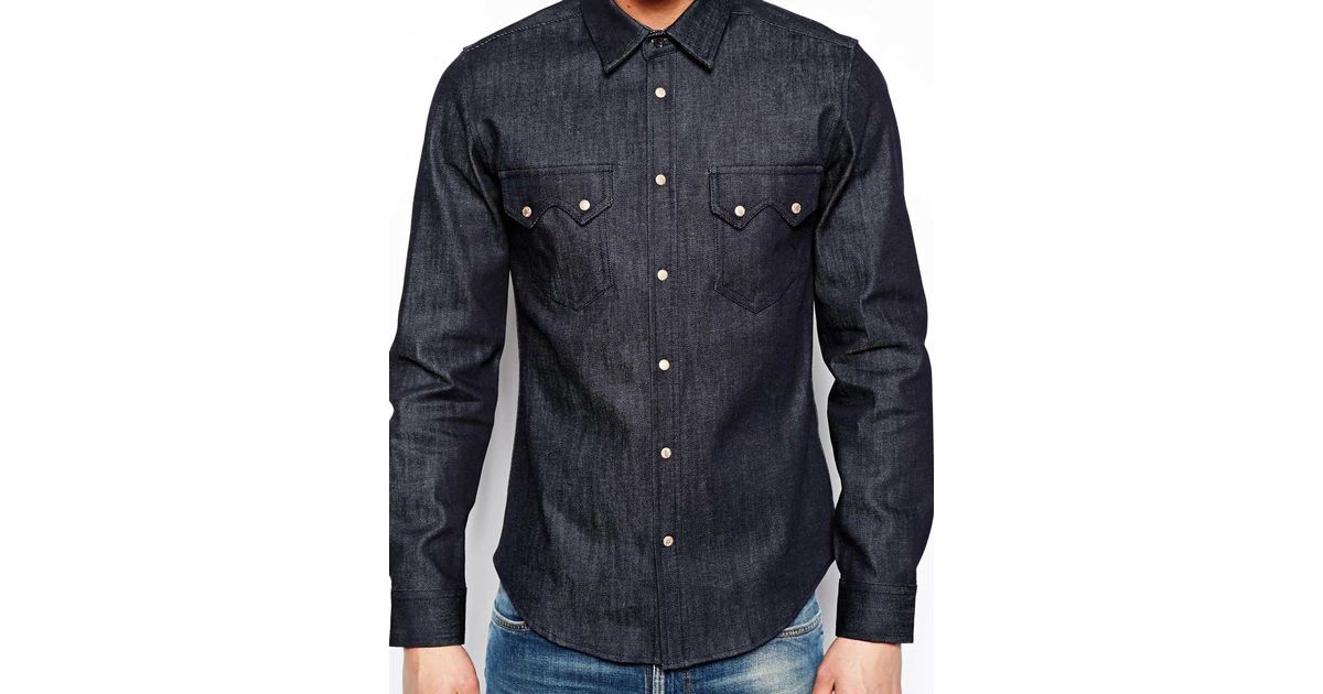 nudie jeans denim shirt