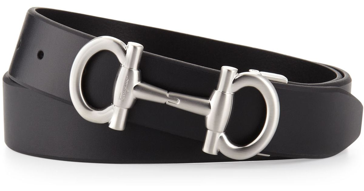 salvatore ferragamo double gancio belt