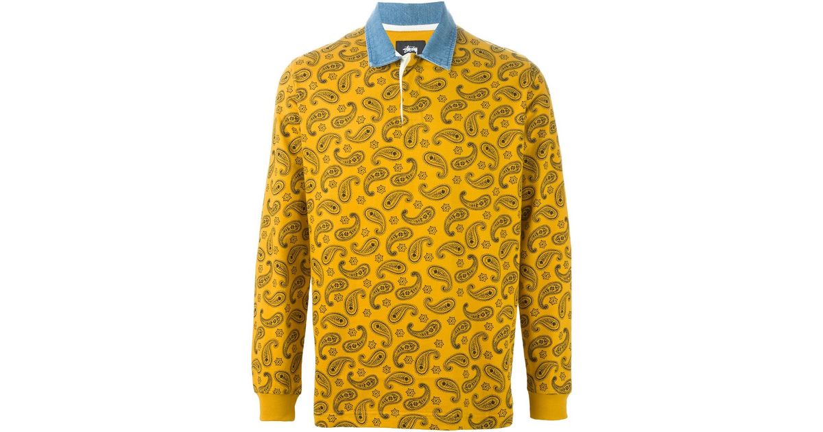 stussy paisley shirt