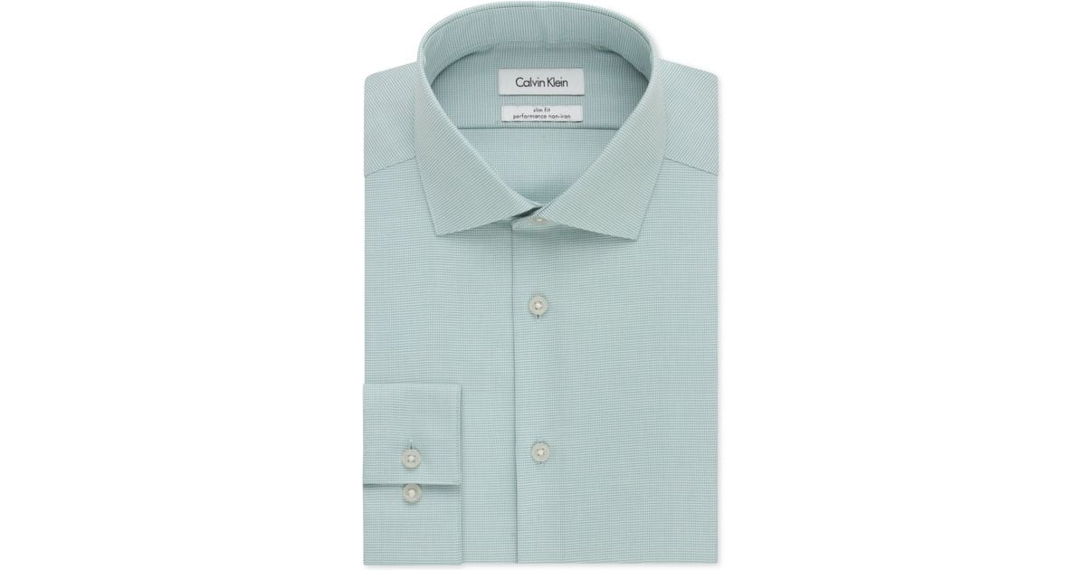 calvin klein steel slim fit dress shirt