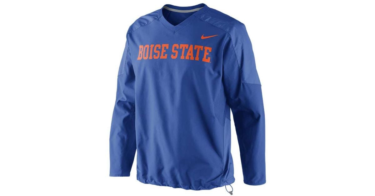 Nike Men's Boise State Broncos Dri-fit Pullover Wind Jacket in Blue for Men  | Lyst