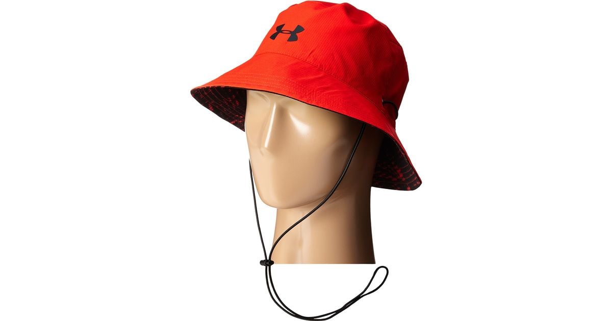 Under Armour Ua Switchback 2.0 Bucket Hat in Red for Men | Lyst