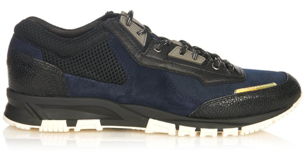 lanvin runners navy