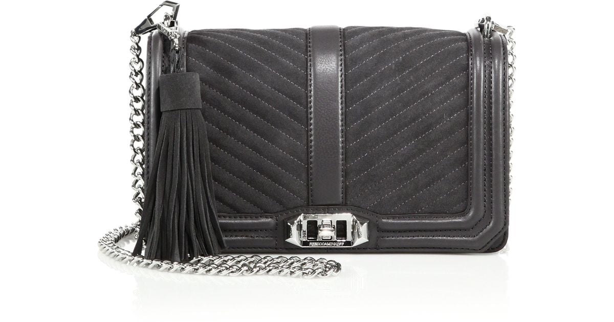 rebecca minkoff suede crossbody