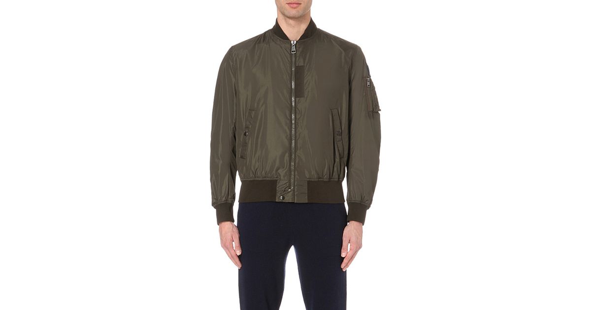 Ma1 Shell Bomber Jacket in Khaki (Brown 