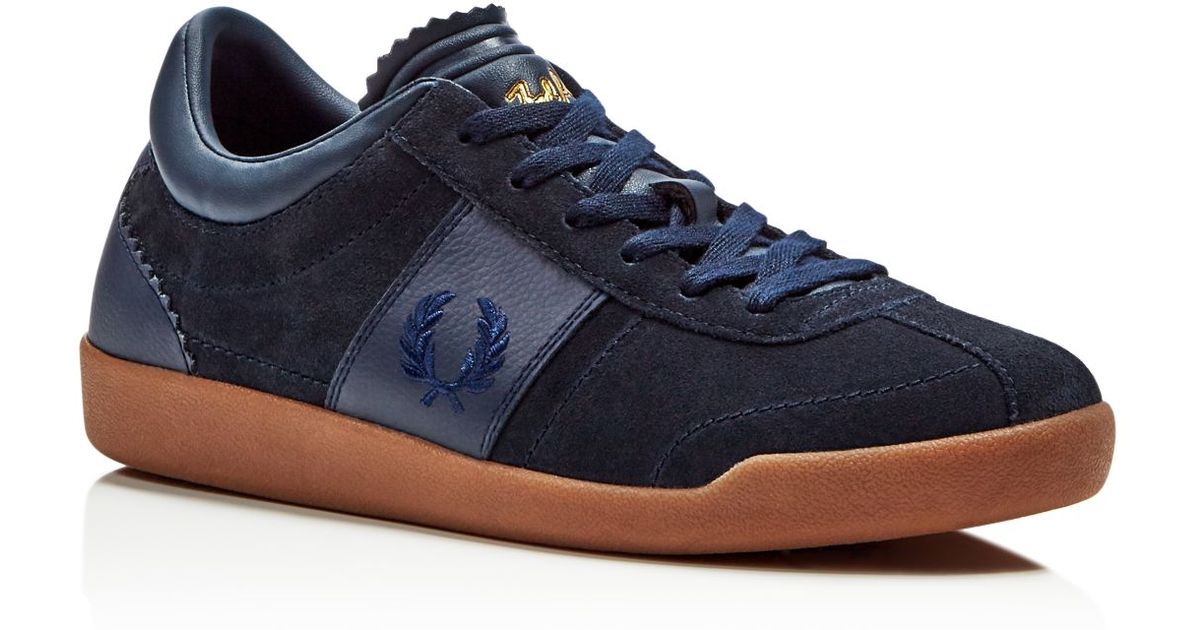 Fred Perry Stockport Suede Sneakers in Navy/Carbon Blue (Blue) for Men -  Lyst