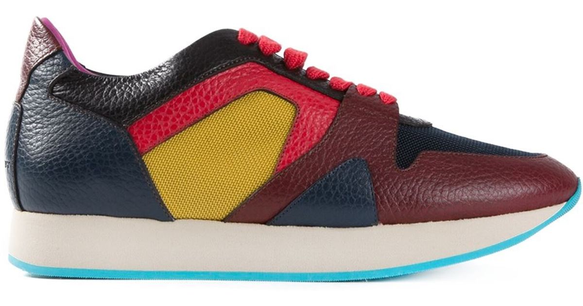 Burberry colour block sneakers hot sale