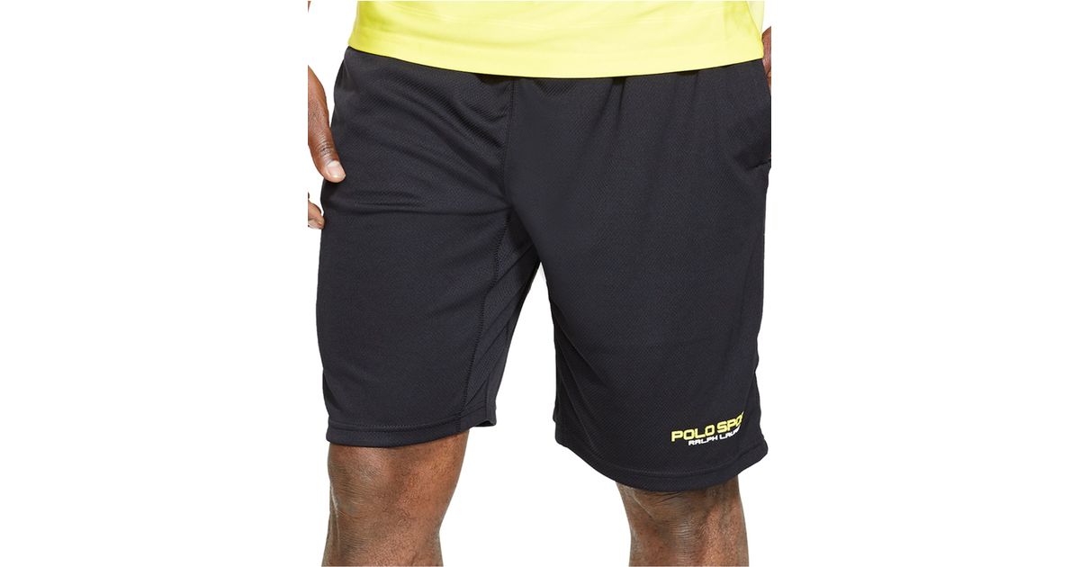 Polo Ralph Lauren Synthetic Polo Sport All-sport Athletic Shorts in Black for Men | Lyst