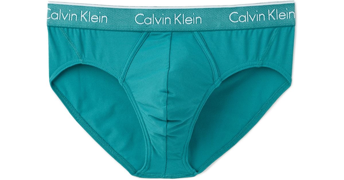 Calvin Klein Air Fx Micro Hip Briefs in Green for Men Lyst