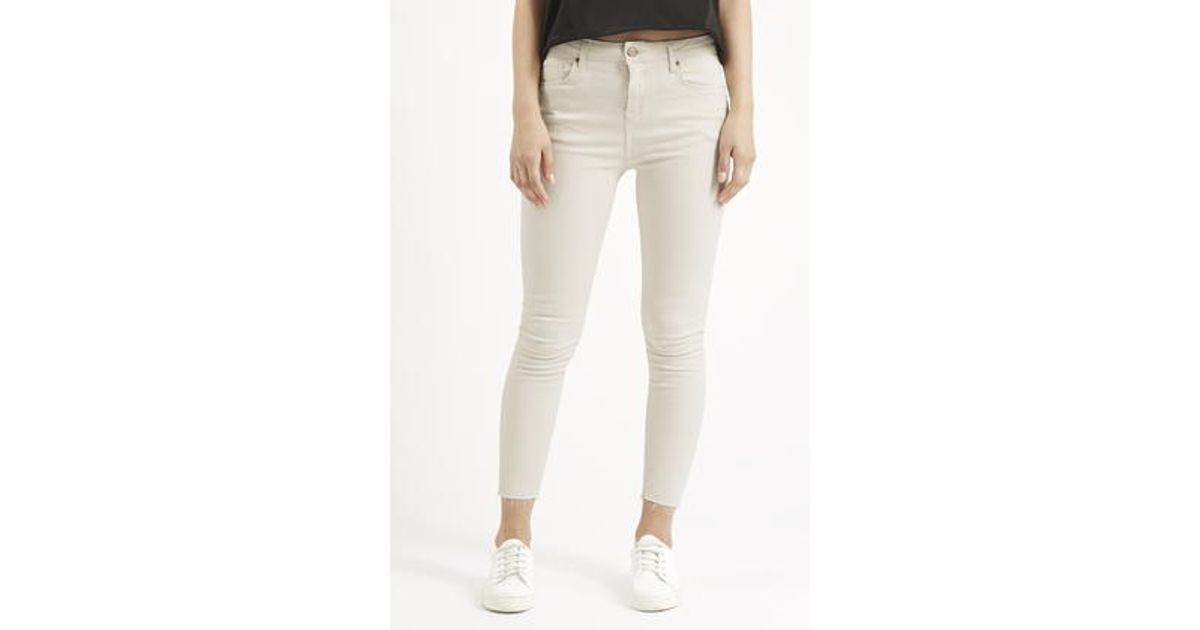 topshop ecru jeans