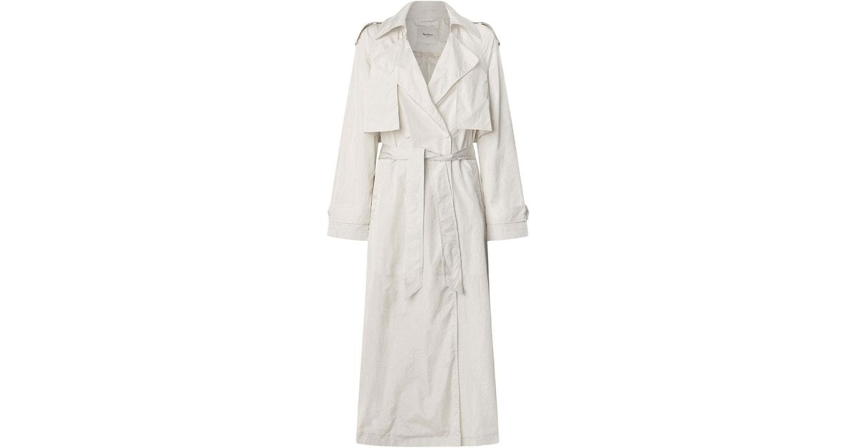 Pepe Jeans Mara Mantel Pepe Jeans Mantel 'Joy' In Weiß Lyst AT