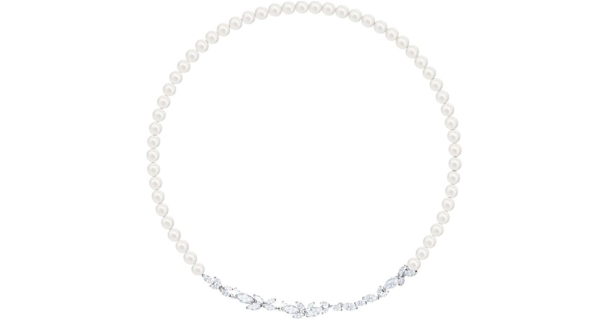 Swarovski Kette ohne Anhänger »Louison Pearl, 5414693« mit ® Kristallen und  ® Perlen in Weiß | Lyst AT