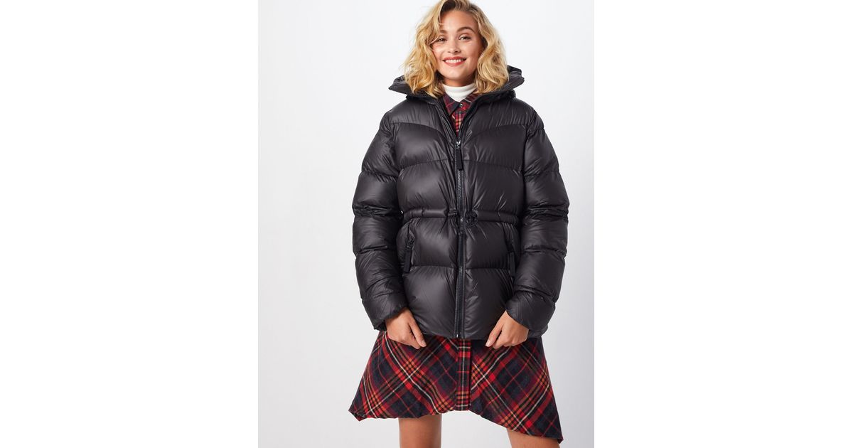 HUNTER Steppjacke 'W ORI A-LINE PUFFER JACKET' in Schwarz HUNTER Steppjacke 'W ORI A-LINE PUFFER JACKET' in Schwarz