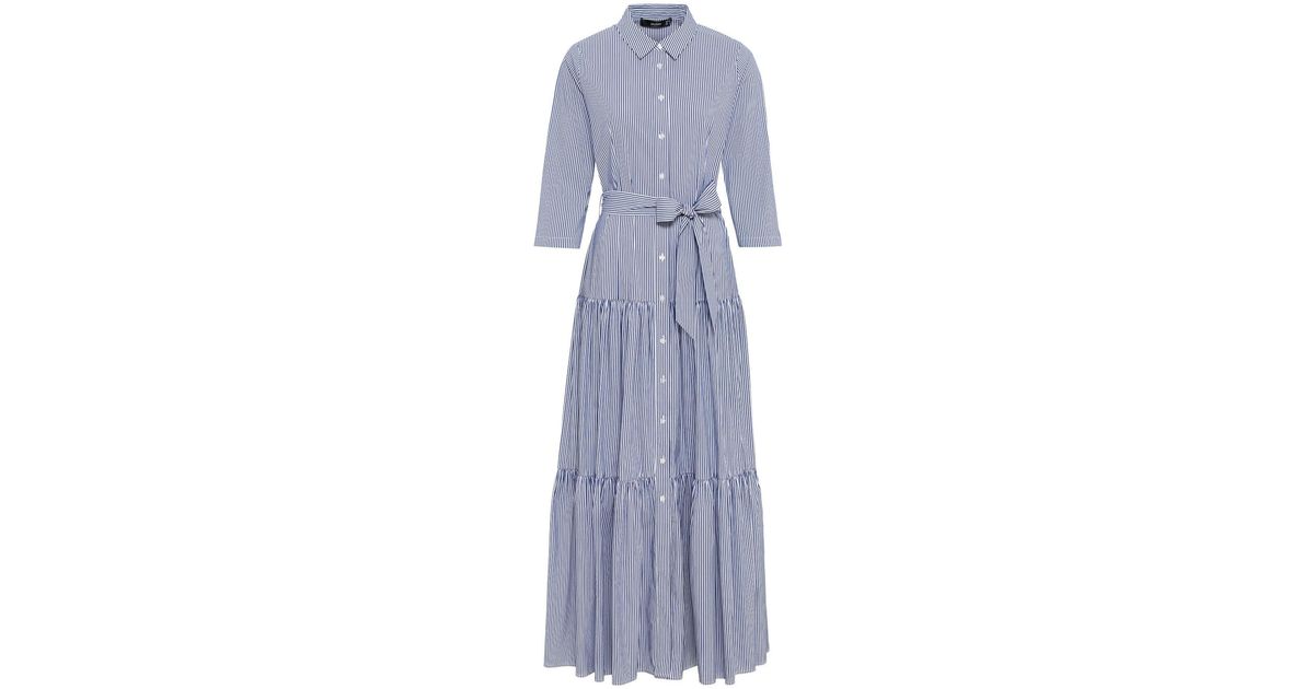 Hallhuber kleid blau weiß Clearance