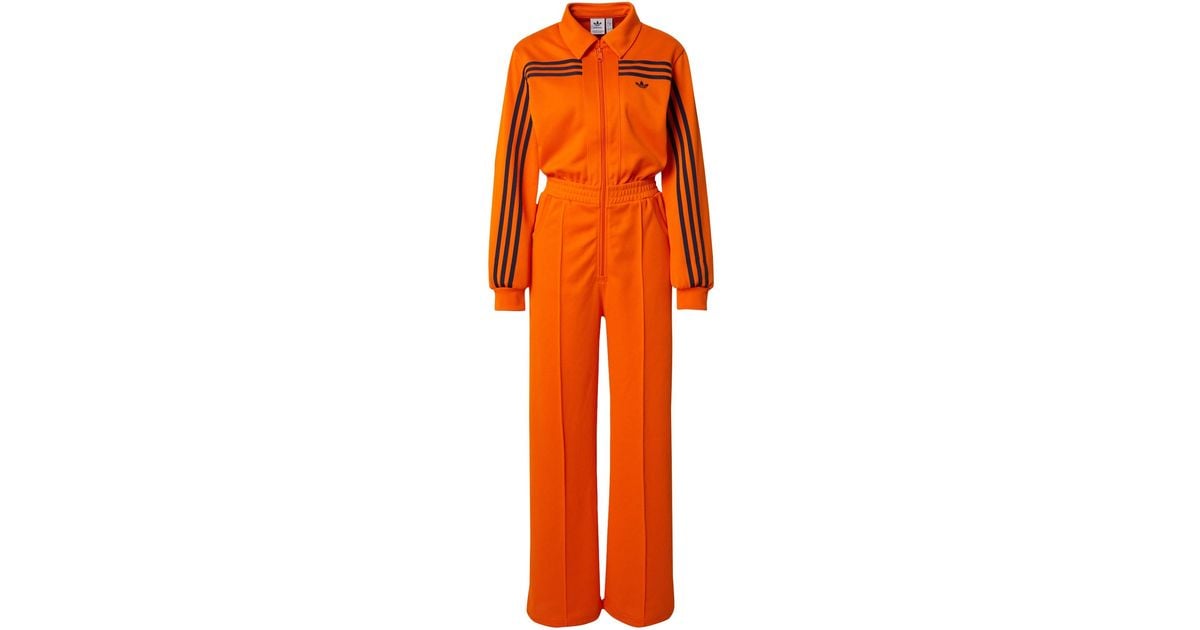 adidas Originals Jumpsuit in Orange | Lyst DE
