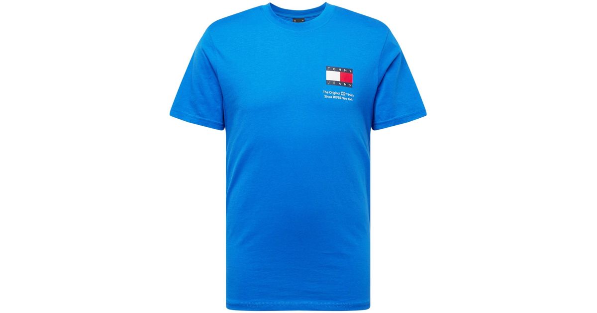 Tommy Hilfiger für in | T-shirt Lyst Herren Blau DE \'essential