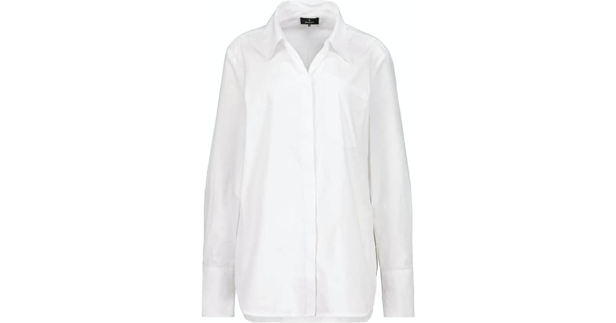 MONARI Bluse Damen - Elegante Modal-Bluse Im Regular Fit Mit Reißverschluss