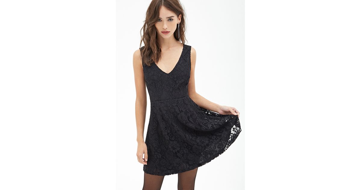 forever 21 black dress with flowers
