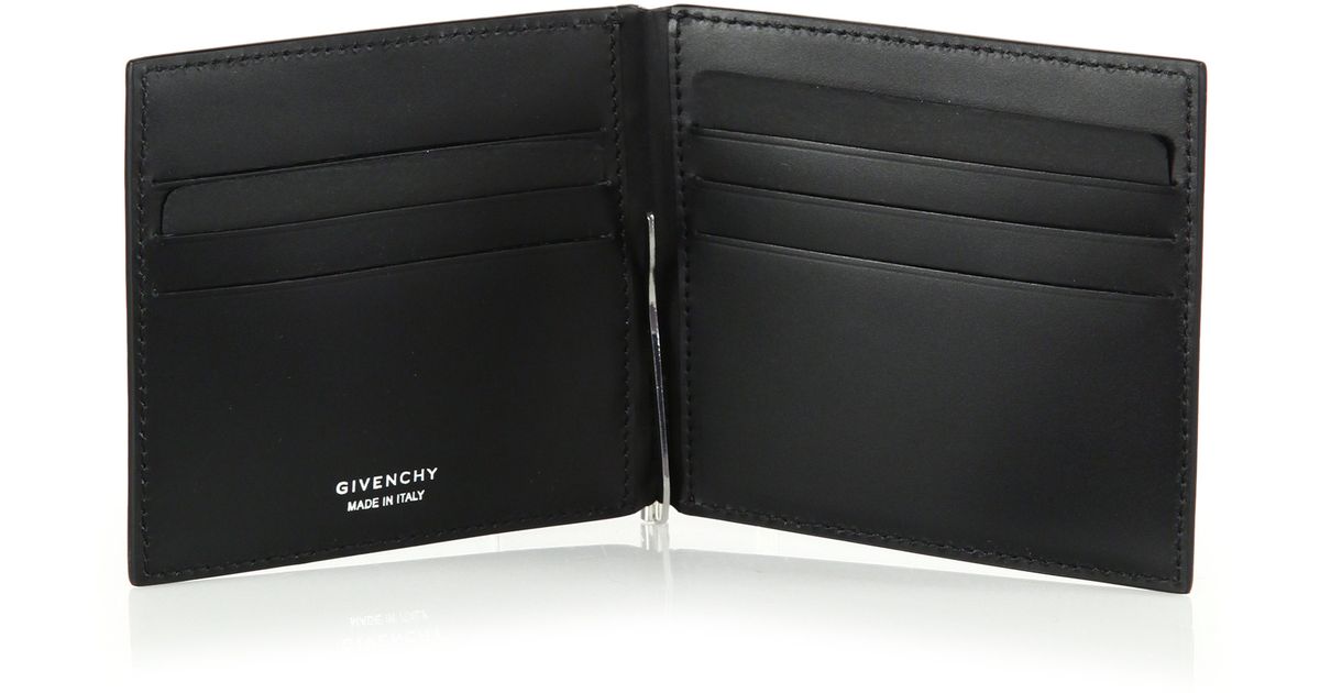 Givenchy Debossed Leather Money Clip 