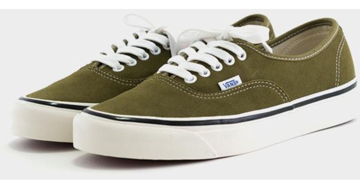 vans shoes olive green