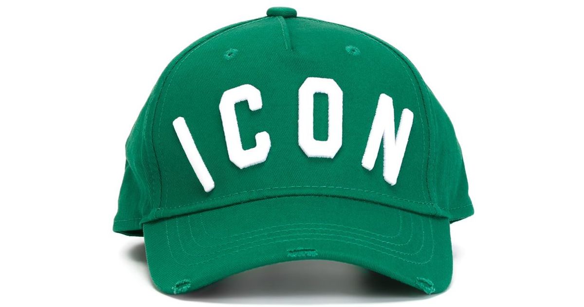 green icon cap