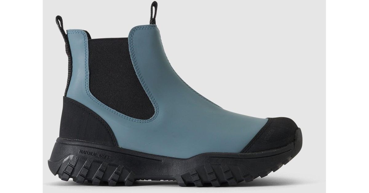 Woden Rubber Magda Track Waterproof Boots in Blue,Black (Blue) Save 1