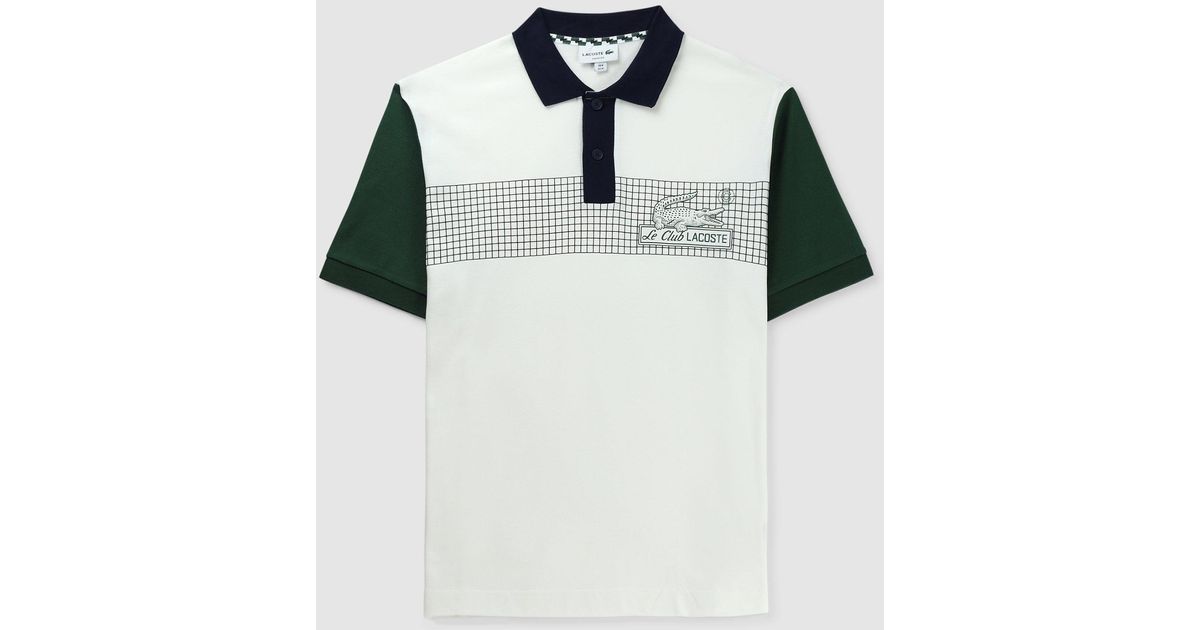 Lacoste Heritage Polo in White for Men | Lyst