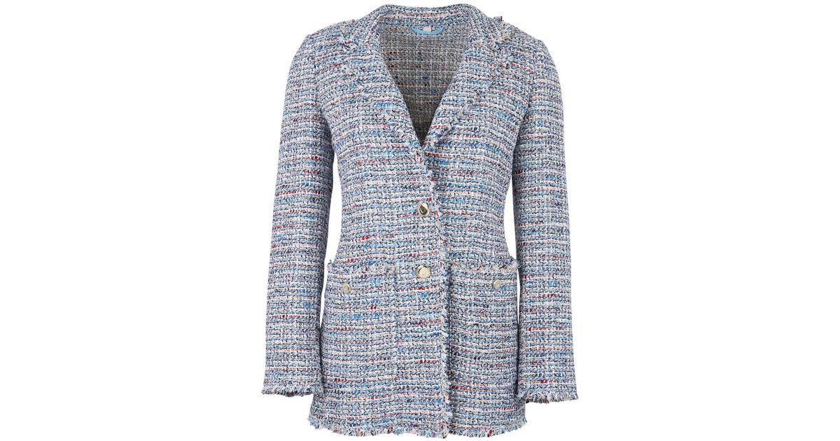 iBlues Cotton Is Naturel Jacket in Blue | Lyst