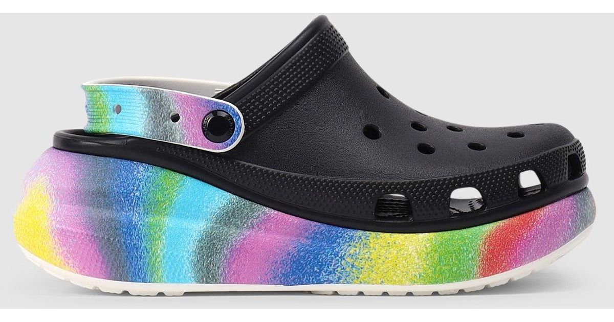 Crocs™ Classic Crush Spray Dye Clog in White Lyst