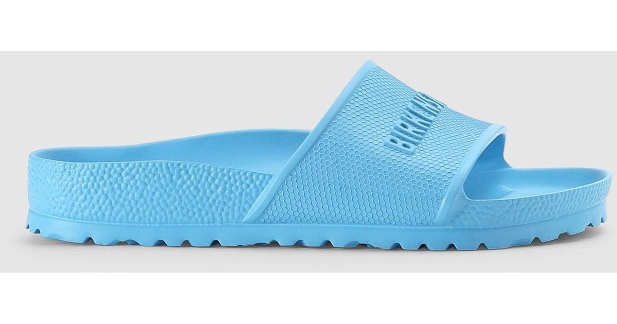 Birkenstock Barbados Eva Pool Slide in Blue Lyst