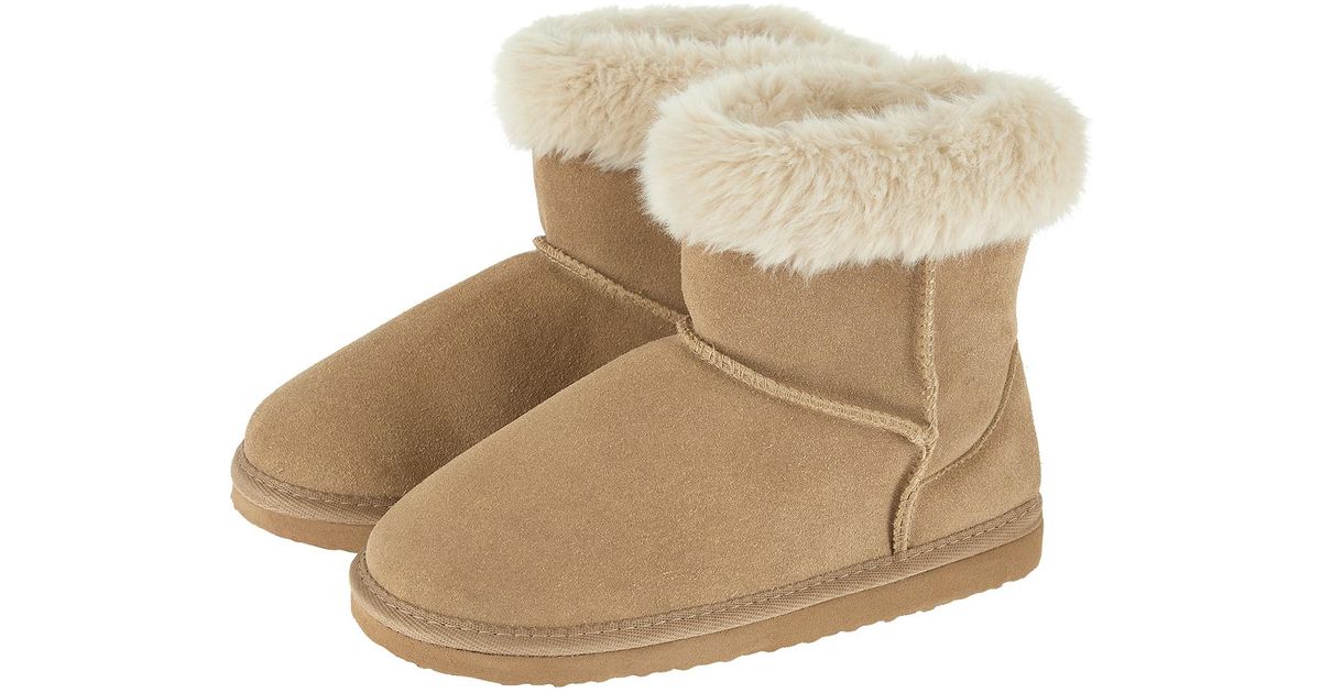 suede slipper boots