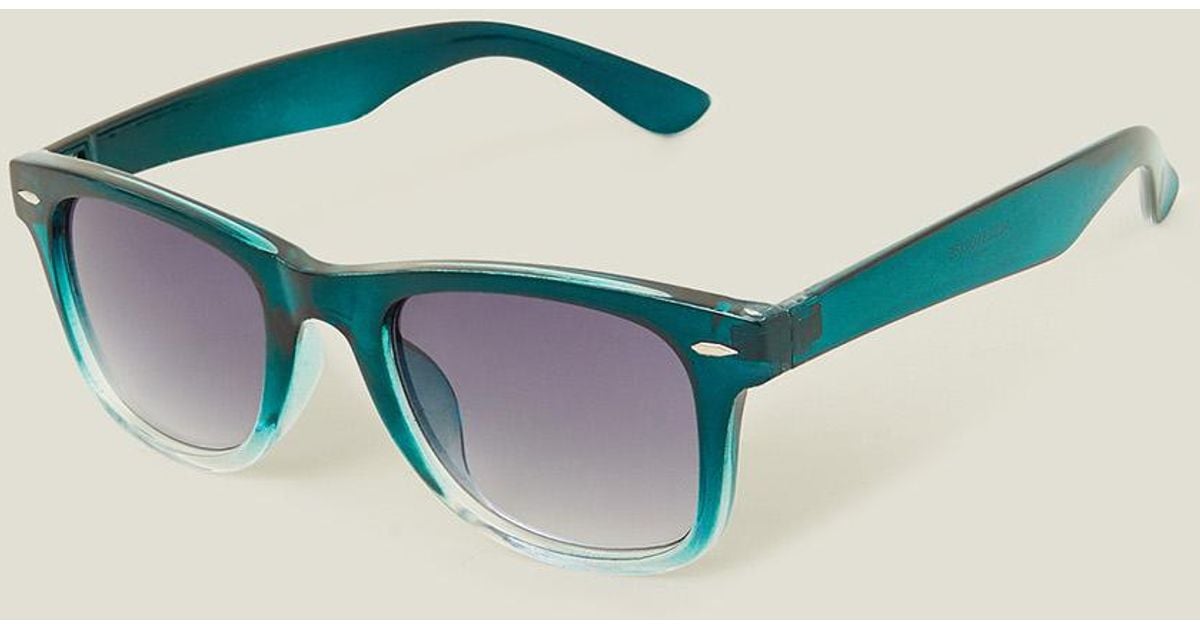Accessorize Ombre Flat Top Sunglasses in Blue Lyst UK