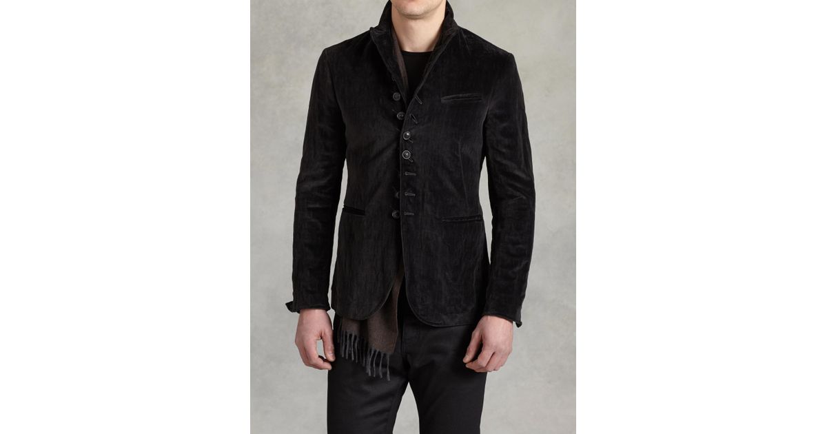 john varvatos multi button jacket