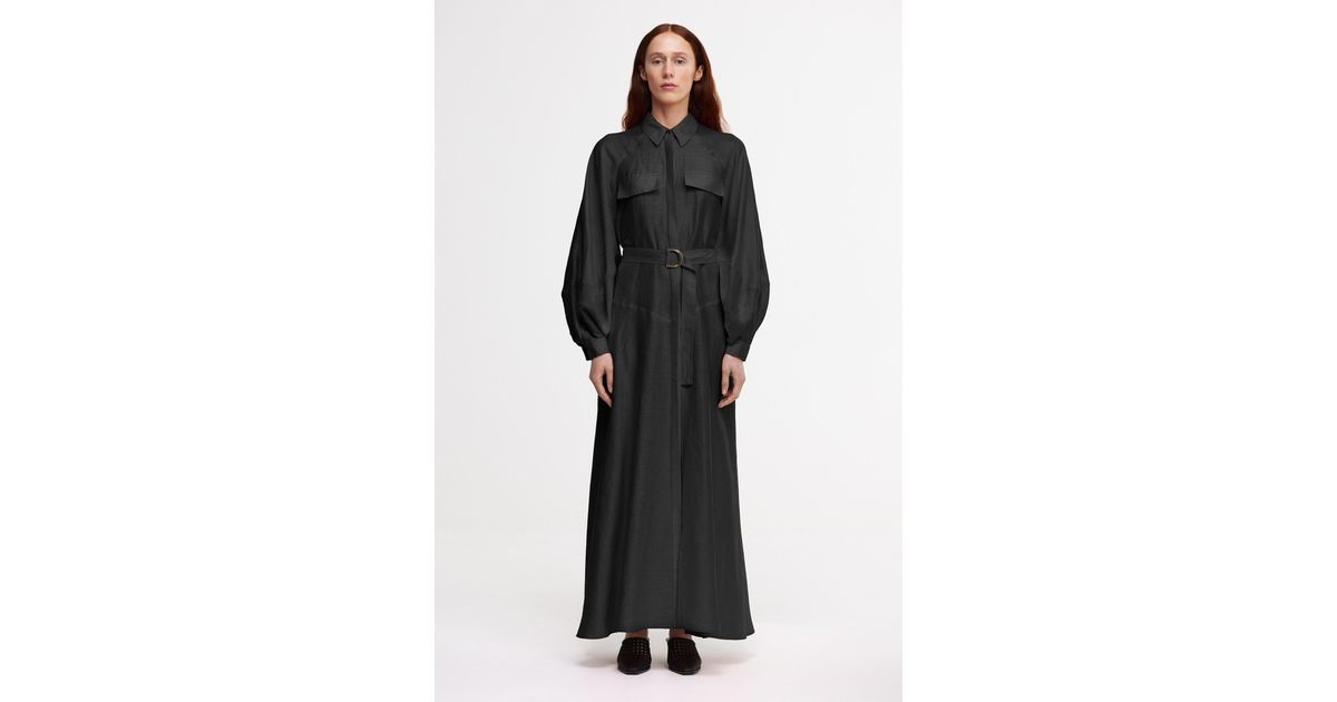 knee length dresses for ladies Acler Online AU PENNARLY Maxi Dress, Berry Pink, AU14 US10