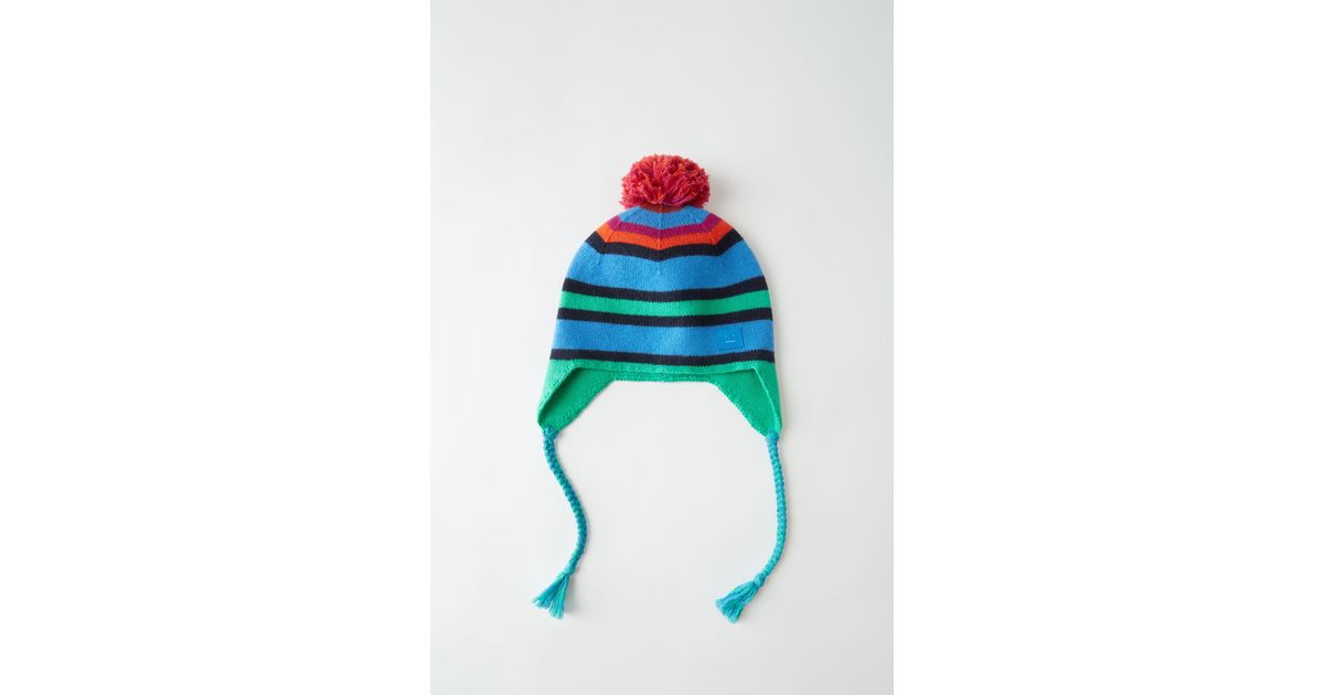 knit flap hat