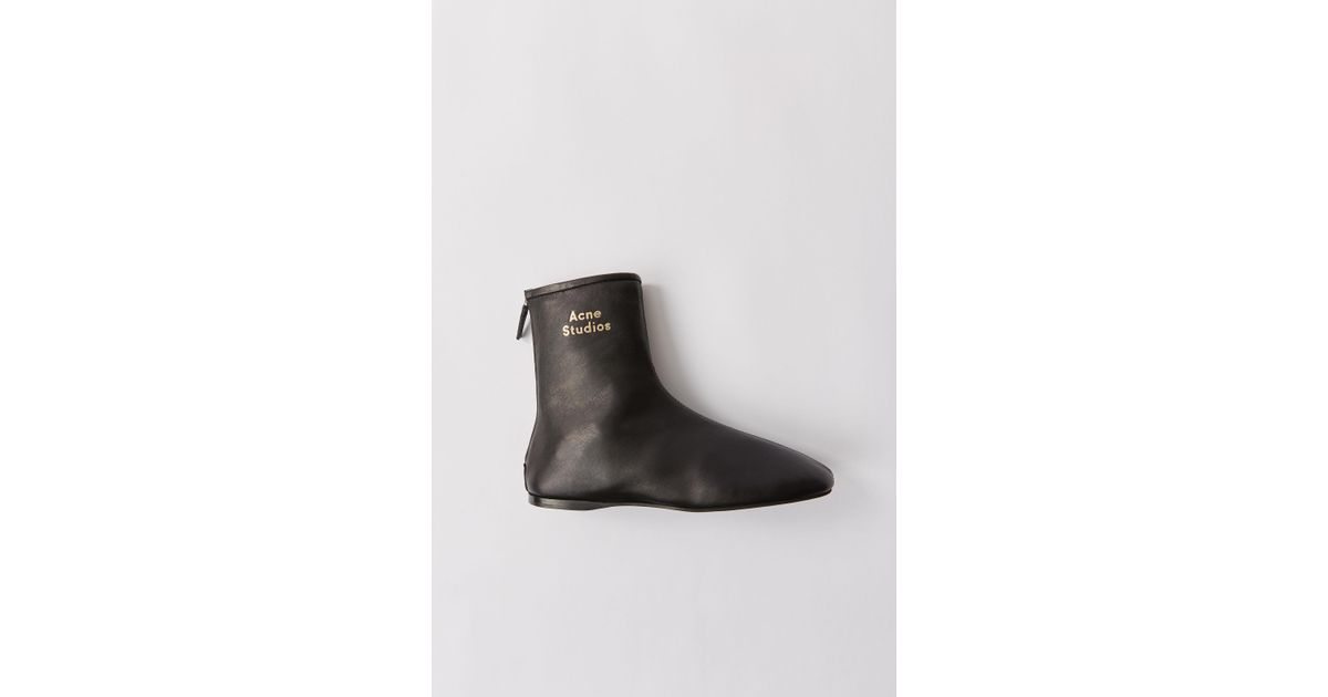 acne studios flat boots