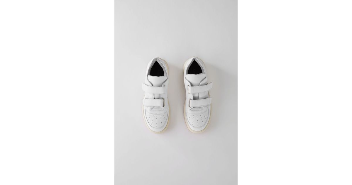 acne velcro strap sneakers