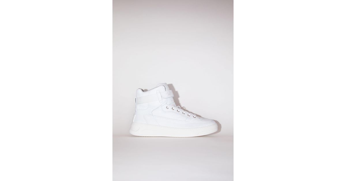 Acne Studios Leather Babila W White/optic White High Top