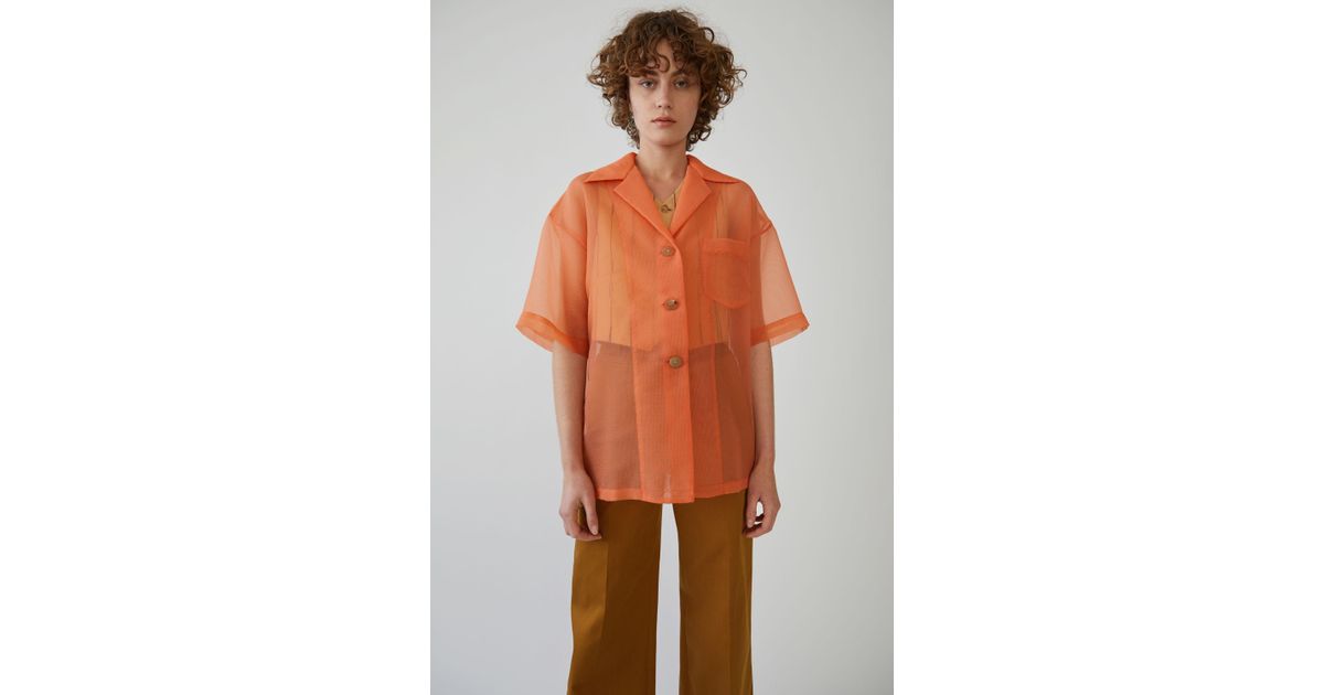 Acne Studios Synthetic Sheer Bowling 