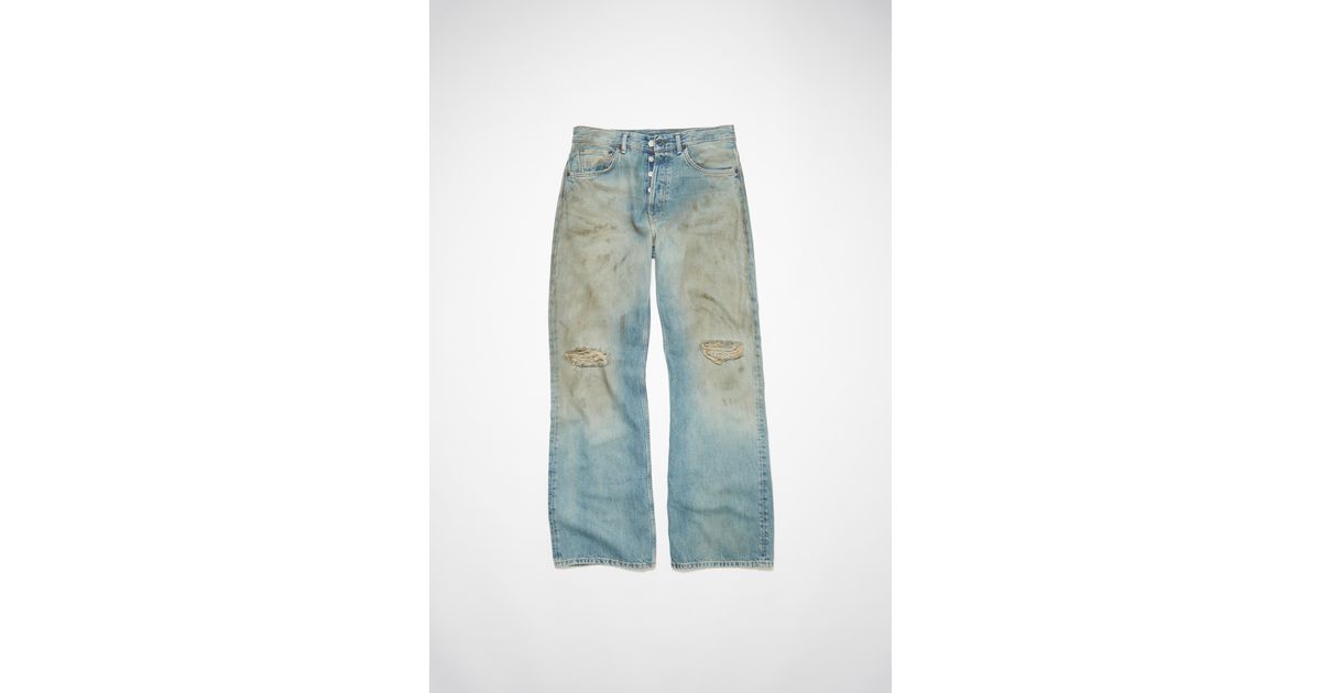 Acne Studios 2021m Penicillin Loose Fit Jeans - 2021 in Blue for Men | Lyst